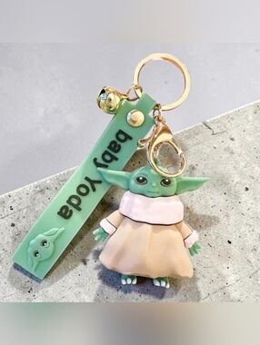 Baby Yoda 3D Keychain Purse Charm Figurine